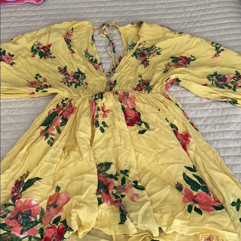 Yellow summer dress